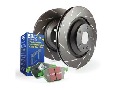 EBC Brakes Stage 2 Greenstuff 6000 Brake Rotor and Pad Kit; Front (20-25 Jeep Gladiator JT)