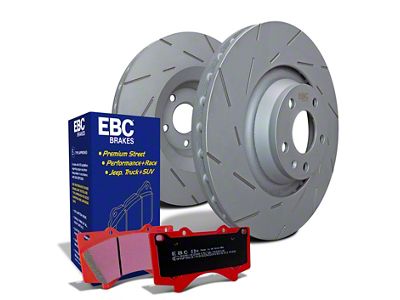EBC Brakes Stage 15 Orangestuff Brake Rotor and Pad Kit; Rear (12-21 Jeep Grand Cherokee WK2 SRT, SRT8, Trackhawk)