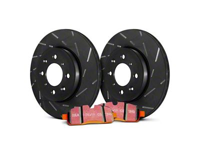 EBC Brakes Stage 15 Orangestuff Brake Rotor and Pad Kit; Rear (06-10 Jeep Grand Cherokee WK SRT8)