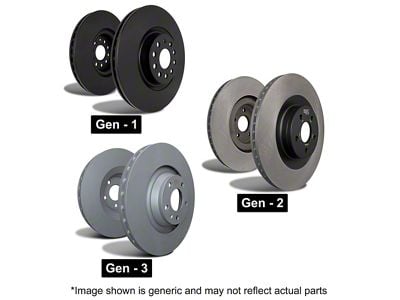 EBC Brakes RK Series Premium OE-Style Rotors; Front Pair (18-25 Jeep Wrangler JL w/ 328mm Solid Rear Rotors)