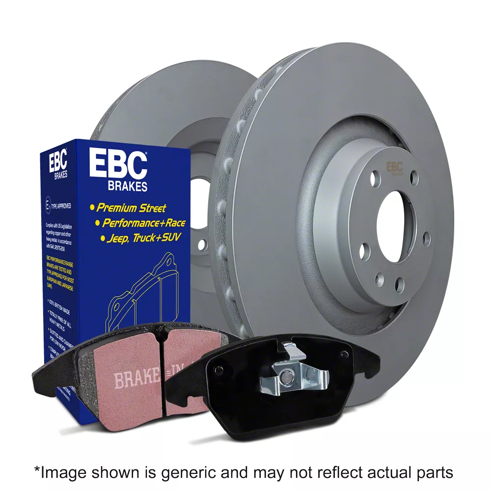 EBC Brakes Jeep Wrangler Stage 1 Ultimax Brake Rotor and Pad Kit; Front ...