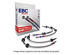 EBC Brakes Stainless Braided Brake Lines; Front and Rear (82-86 Jeep CJ7)