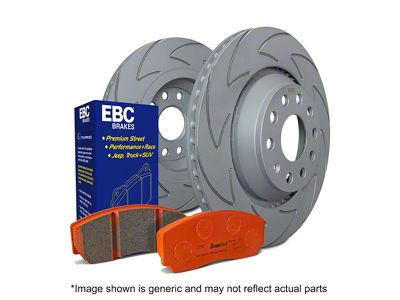 EBC Brakes Stage 7 Orangestuff 5-Lug Brake Rotor and Pad Kit; Front (07-21 Tundra)