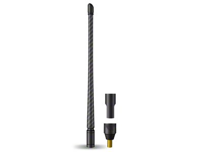 Flexible Replacement Antenna; 12-Inch; Carbon Fiber (21-25 Bronco)