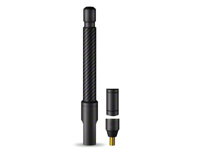 Flexible Replacement Antenna; 5-Inch; Carbon Fiber (21-25 Bronco)