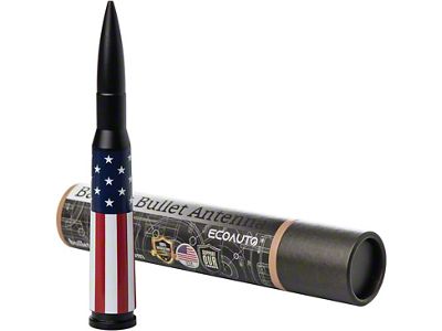 Bullet Antenna; American Flag (20-23 Jeep Gladiator JT)