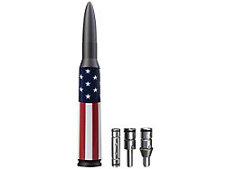 Easylock Bullet Antenna; American Flag (20-23 Jeep Gladiator JT)