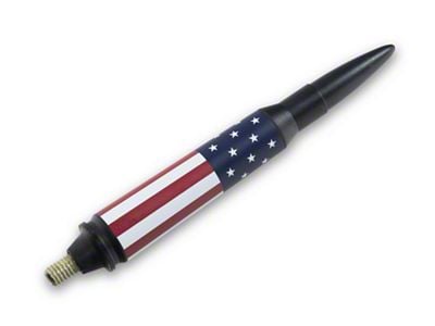 Bullet Antenna; American Flag (07-23 Jeep Wrangler JK & JL)