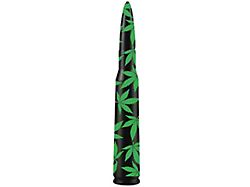 Bullet Antenna; Weed Leaves (07-23 Jeep Wrangler JK & JL)