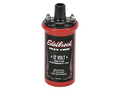 Edelbrock Max-Fire Ignition Coil (73-90 Jeep CJ5, CJ7 & Wrangler YJ)