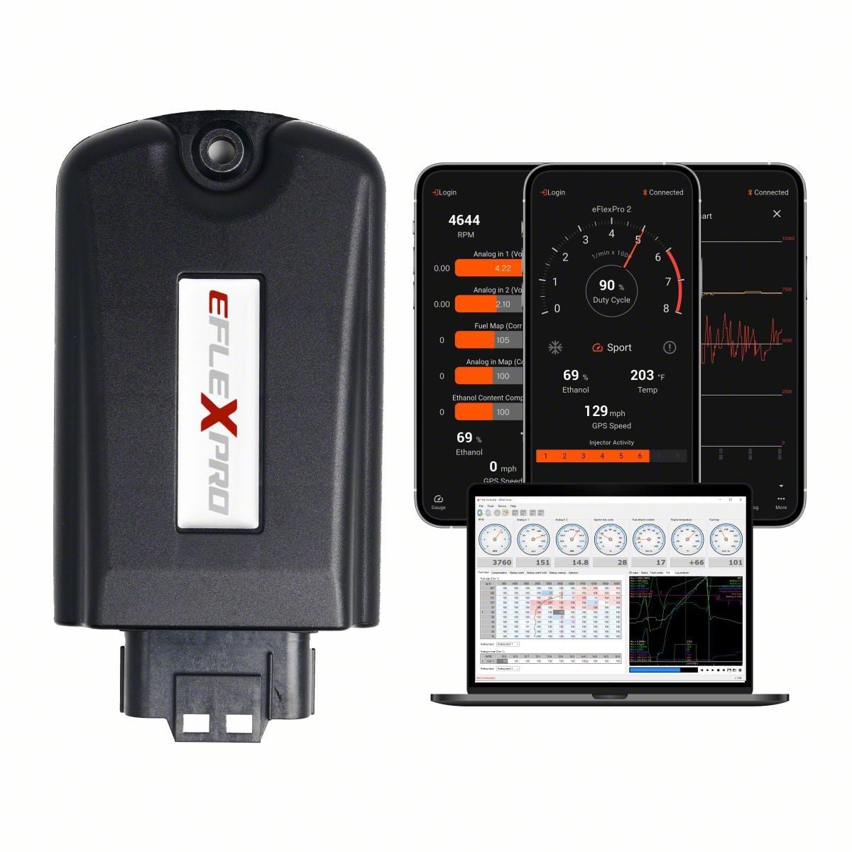 eFlexFuel eFlexPro E85 Flex Fuel Conversion Kit U-PRO2-TOY-8-T (16-19 2 ...