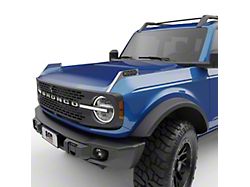 VSL Side LED Lights; Billet Silver (21-25 Bronco)