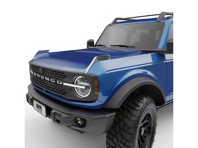 EGR VSL Side LED Lights; Unpainted (21-25 Bronco)