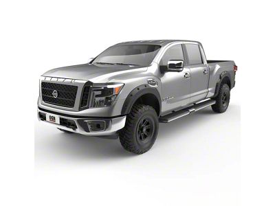 EGR Baseline Bolt Style Fender Flares; Textured Black (16-24 Titan XD)