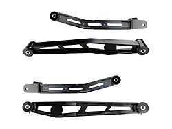Elev8 Offroad Identity Series Fixed Length H-Beam Front Upper and Lower Control Arms for 0 to 1.50-Inch Lift; Black (20-25 Jeep Gladiator JT)