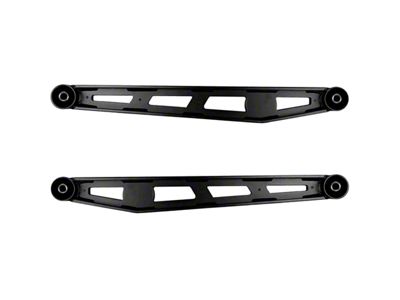 Elev8 Offroad Identity Series Fixed Length H-Beam Rear Lower Control Arms for 0 to 6-Inch Lift; Black (18-25 Jeep Wrangler JL)