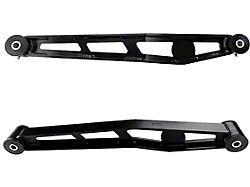 Elev8 Offroad Identity Series Fixed Length H-Beam Front Lower Control Arms for 0 to 1.50-Inch Lift; Black (18-26 Jeep Wrangler JL)