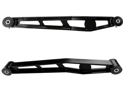 Elev8 Offroad Identity Series Fixed Length H-Beam Front Lower Control Arms for 2 to 4-Inch Lift; Black (18-25 Jeep Wrangler JL)