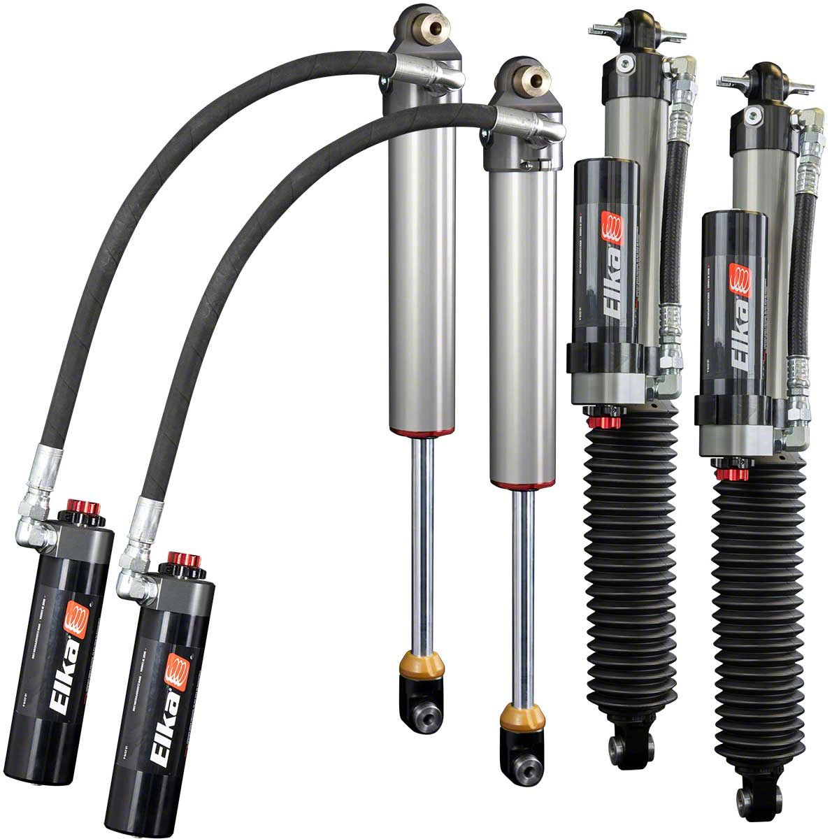 Elka Suspension Jeep Wrangler 2.5 DC Reservoir Front and Rear Shocks ...