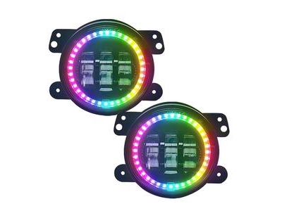 Empire Offroad LED 4-Inch RGB LED Fog Lights (07-25 Jeep Wrangler JK & JL)