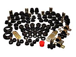 Hyper-Flex System Complete Bushing Kit; Black (07-18 Jeep Wrangler JK 2-Door)