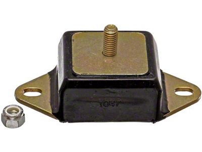 Motor Mount; Black (72-86 3.8L, 4.2L Jeep CJ5 & CJ7)