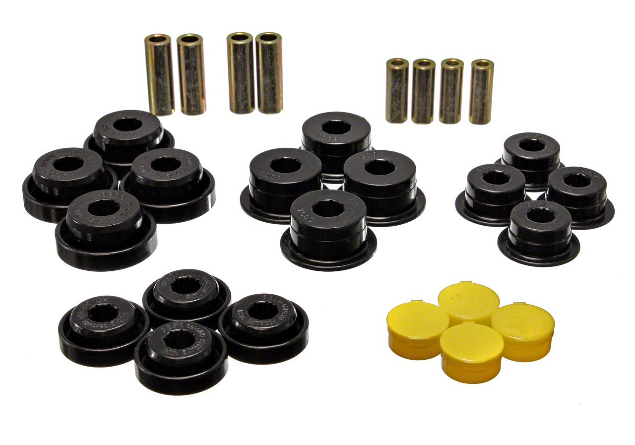 Jeep Wrangler Rear Control Arm Bushings; Black (9706 Jeep Wrangler TJ)