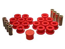 Rear Control Arm Bushings; Red (07-18 Jeep Wrangler JK)