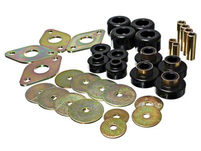 Body Mount Bushings; Black (05-13 Tacoma)