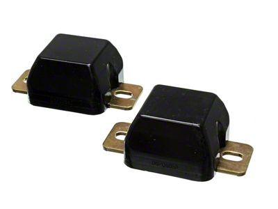 Rear Bump Stops; Black (05-13 Tacoma)