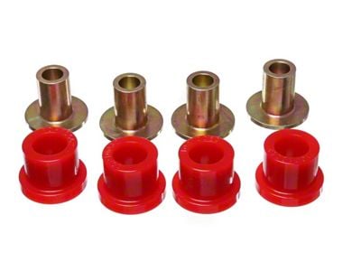 Rack and Pinion Bushings; Red (07-14 Tundra)