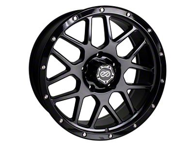 Enkei Matrix Gloss Black 6-Lug Wheel; 20x9; 15mm Offset (22-25 Bronco Raptor)