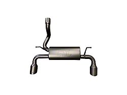 ETL Performance Products Axle-Back Exhaust with Black Tips (18-26 2.0L Jeep Wrangler JL)