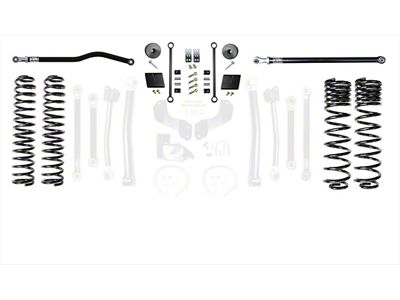 EVO Manufacturing 2.50-Inch Enforcer Stage 1 Suspension Lift Kit with Front and Rear Track Bars (20-25 3.6L Jeep Gladiator JT)