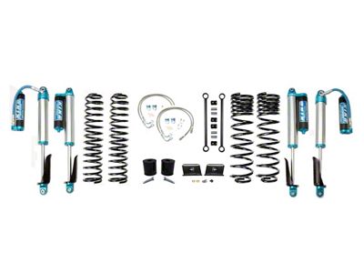 EVO Manufacturing 2.50-Inch Enforcer Stage 1 Suspension Lift Kit with King 2.5 Compression Adjuster Shocks (20-25 3.6L Jeep Gladiator JT)