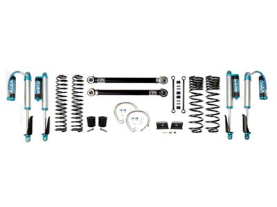 EVO Manufacturing 2.50-Inch Enforcer Stage 2 Suspension Lift Kit with King 2.5 Compression Adjuster Shocks (20-25 3.6L Jeep Gladiator JT)