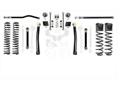 EVO Manufacturing 2.50-Inch Enforcer Stage 3 Suspension Lift Kit with Front and Rear Track Bars (20-25 3.6L Jeep Gladiator JT)