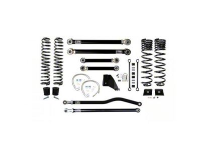 EVO Manufacturing 4.50-Inch Enforcer Stage 3 Suspension Lift Kit with Front and Rear Track Bars (20-25 3.6L Jeep Gladiator JT)