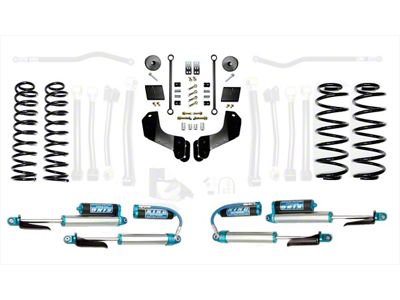 EVO Manufacturing 2.50-Inch Enforcer OVERLAND Stage 1 Suspension Lift Kit with EVO Spec King 2.50 Shocks (18-25 2.0L or 3.6L Jeep Wrangler JL, Excluding 4xe)