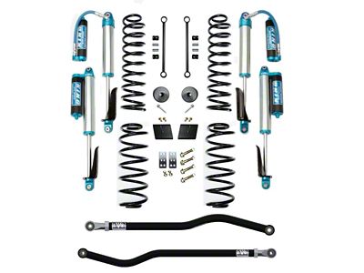 EVO Manufacturing 2.50-Inch Enforcer Stage 1 Suspension Lift Kit with King 2.5 Shocks, Front and Rear Track Bars (21-25 Jeep Wrangler JL 4xe)