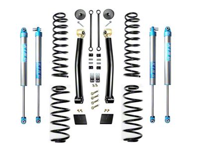 EVO Manufacturing 2.50-Inch Enforcer Stage 2 Suspension Lift Kit with EVO Spec King 2.0 Shocks (21-25 Jeep Wrangler JL 4xe)