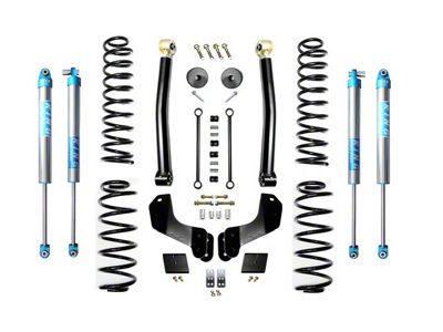 EVO Manufacturing 2.50-Inch Enforcer OVERLAND Stage 2 Suspension Lift Kit with EVO Spec King 2.0 Shocks (21-25 Jeep Wrangler JL 4xe)