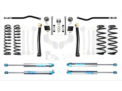 EVO Manufacturing 2.50-Inch Enforcer Stage 2 Suspension Lift Kit with King 2.0 Shocks, Front and Rear Track Bars (21-25 Jeep Wrangler JL 4xe)