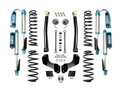 EVO Manufacturing 2.50-Inch Enforcer Stage 2 Overland Suspension Lift Kit with King 2.5 Compression Adjuster Shocks (21-25 Jeep Wrangler JL 4xe)