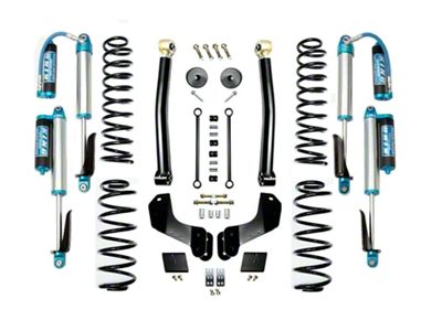 EVO Manufacturing 2.50-Inch Enforcer Stage 2 Overland Suspension Lift Kit with King 2.5 Compression Adjuster Shocks (18-25 2.0L or 3.6L Jeep Wrangler JL, Excluding 4xe)