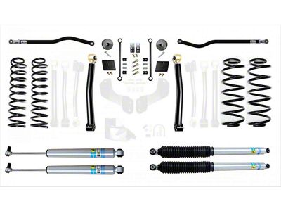 EVO Manufacturing 2.50-Inch Heavy Duty Enforcer Stage 2 PLUS Suspension Lift Kit with Bilstein Shocks (18-25 2.0L or 3.6L Jeep Wrangler JL, Excluding 4xe)