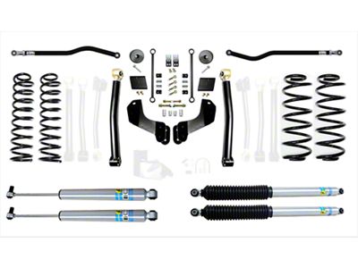 EVO Manufacturing 2.50-Inch Heavy Duty Enforcer OVERLAND Stage 2 PLUS Suspension Lift Kit with Bilstein Shocks (18-25 2.0L or 3.6L Jeep Wrangler JL, Excluding 4xe)