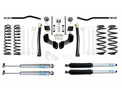 EVO Manufacturing 2.50-Inch Enforcer OVERLAND Stage 2 PLUS Suspension Lift Kit with Bilstein Shocks (18-25 2.0L or 3.6L Jeep Wrangler JL, Excluding 4xe)