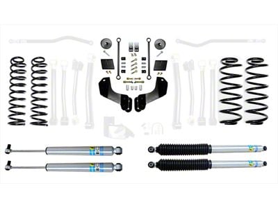EVO Manufacturing 2.50-Inch Heavy Duty Enforcer Stage 1 Overland Suspension Lift Kit with Bilstein Shocks (18-25 Jeep Wrangler JL, Excluding 4xe & EcoDiesel)