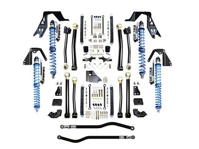 EVO Manufacturing 3 to 5-Inch Enforcer PRO Stage 4 Suspension Lift Kit with King Compression Adjuster Coil-Overs (18-25 Jeep Wrangler JL 2-Door)